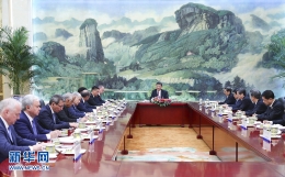 习近平集体会见上海合作组织成员国安全会议秘书会议